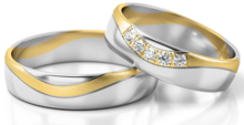 Demo-Trouwringen Goud model 52935 | Stel uw eigen set samen