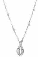 Halsketting 925 zilver met hanger schelp model T