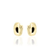 Klapoorbellen 14 karaat goud 13.5 mm. model GA