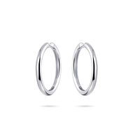 Oorringen 925 zilver hoepels 30 mm. model FQ