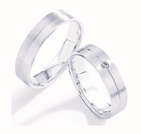 Trouwringen Zilver model 9186