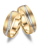 Vriendschapsringen Titanium model DI | Stel uw eigen set samen