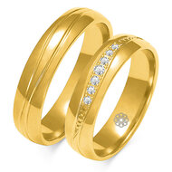 Trouwringen Goud model 2131 | Stel uw eigen set samen
