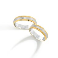 Trouwringen Goud model 1211 | Stel uw eigen set samen