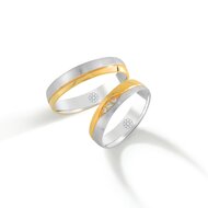 Trouwringen Goud model 1210 | Stel uw eigen set samen