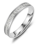 Trouwring - Aanschuifring Edelstaal model 1101