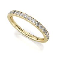 Trouwring - Aanschuifring Goud model I Love You