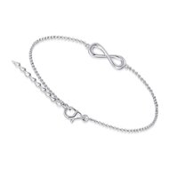 Armband infinity 925 zilver model BO