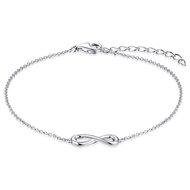 Armband infinity 925 zilver model BO