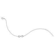 Armband infinity 925 zilver model BO