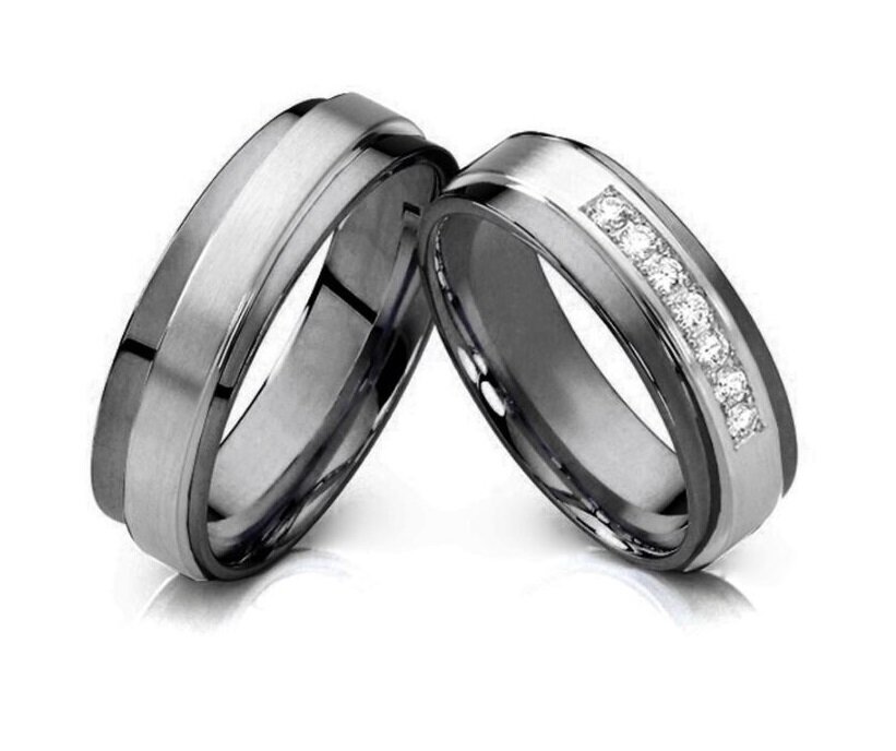 Trouwringen model AB | Stel uw eigen set samen