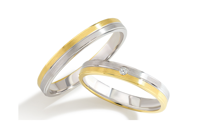 Trouwringen Goud model 8002 | Stel uw eigen set samen