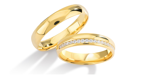 Trouwringen Goud model 8043 | Stel uw eigen set samen