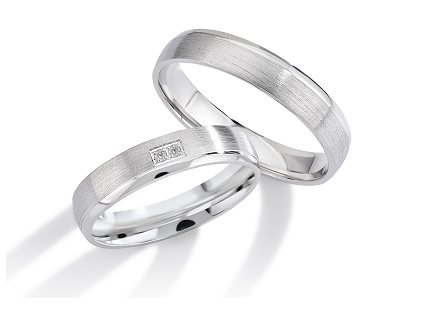 Trouwringen Witgoud model 8044 | Stel uw eigen set samen