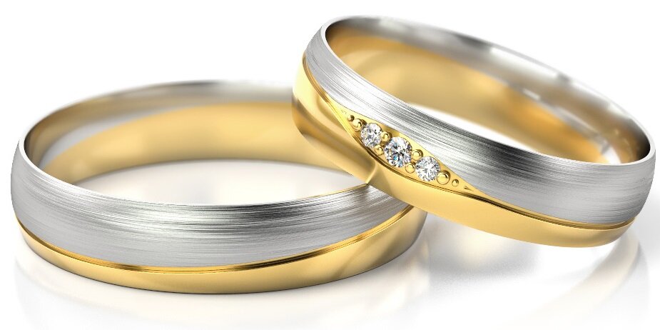 Trouwringen Goud model 52755 | Stel uw eigen set samen