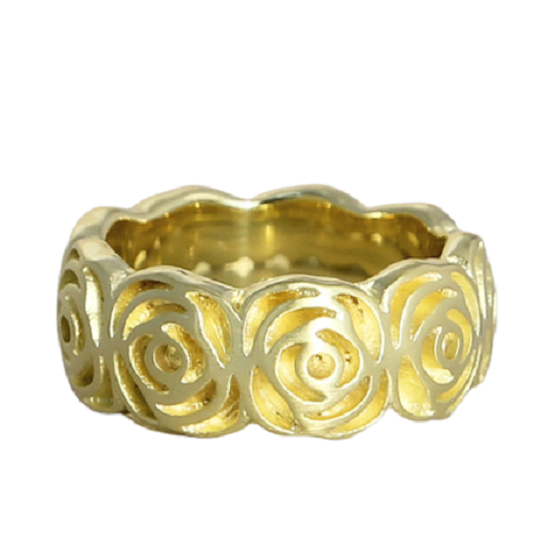 Ring gold plated roos model 20 C