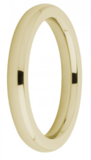 Melano aanschuifring goudkleur