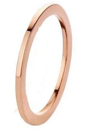 Melano smalle aanschuifring rosékleur