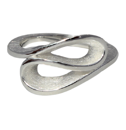 Ring infinity zilver model 13 C