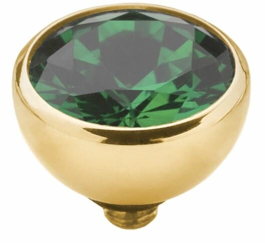 Melano Twisted Steentje Goudkleur 6 mm.