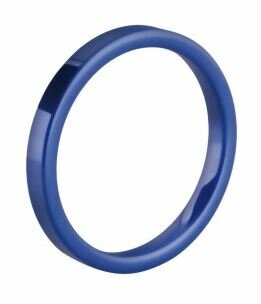 Melano donkerblauwe ring in maat 58 = 18.50 mm.