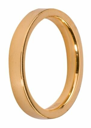 Melano ring mat goudkleurig in maat 58 = 18.50 mm.
