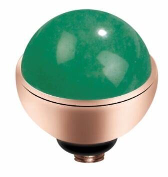 Melano Twisted steentje Roségoudkleur 8  mm.