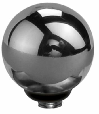 Melano Twisted Zilver bolletje 6 mm.