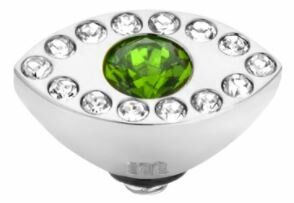 Melano Twisted Zirkonia steentje 8 mm.