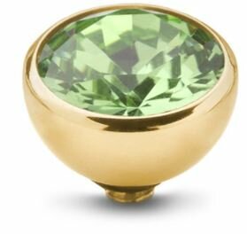 Melano Twisted Steentje Goudkleur 6 mm.