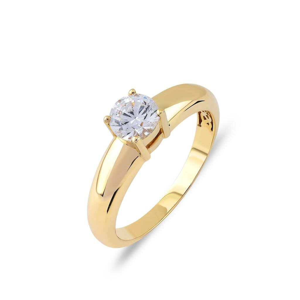 Aanzoeksring verlovingsring 14 karaat geel of witgoud model 106