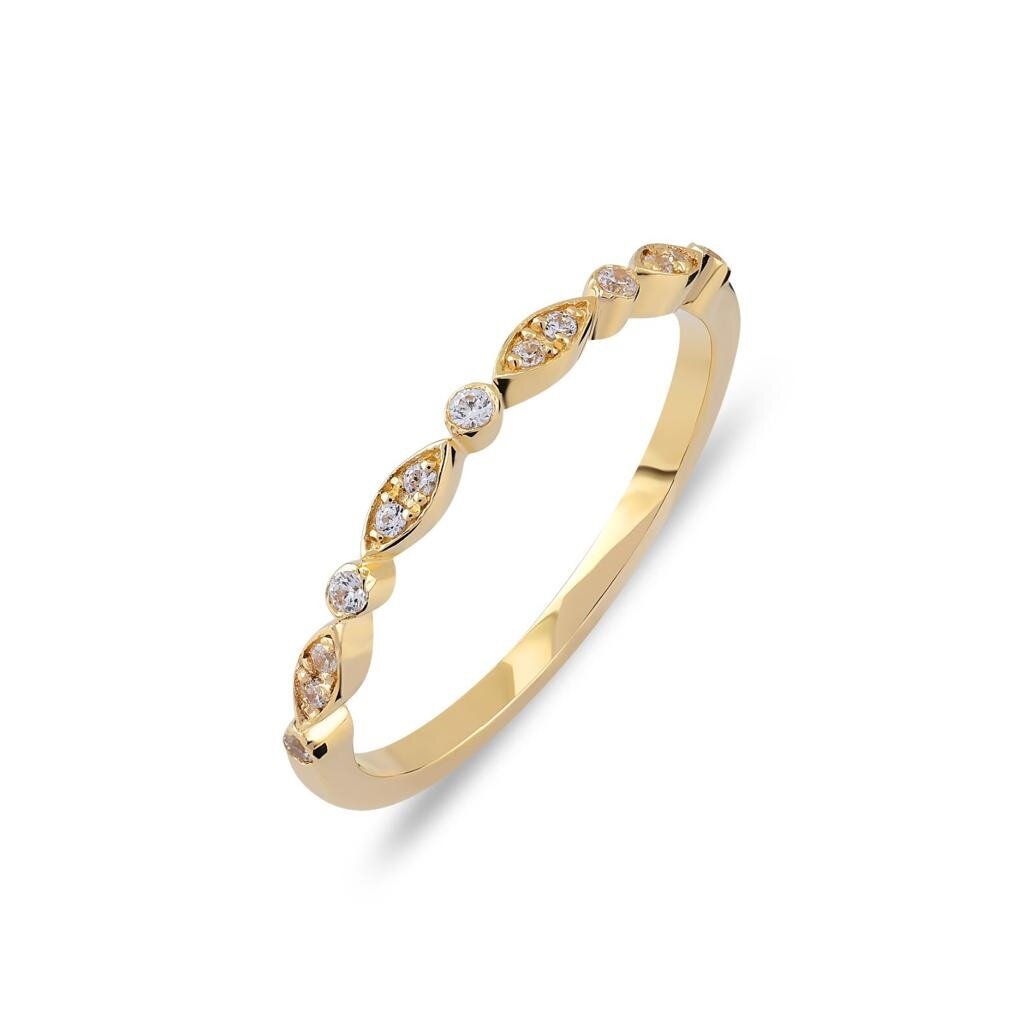 Aanzoeksring verlovingsring 14 karaat geel of witgoud model 130