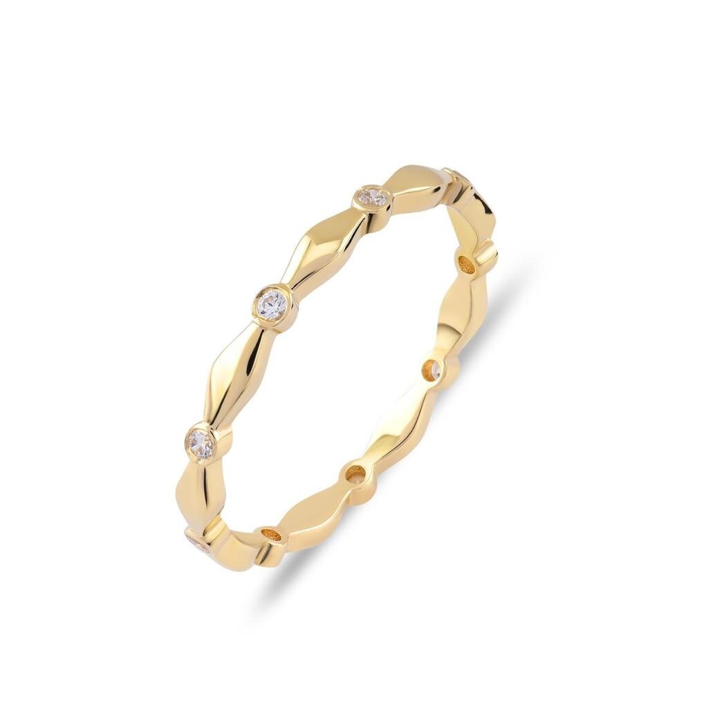 Aanzoeksring verlovingsring 14 karaat geel of witgoud model 128