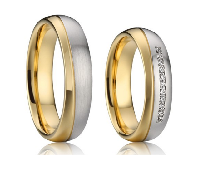 Trouwringen model AL | Stel uw eigen set samen