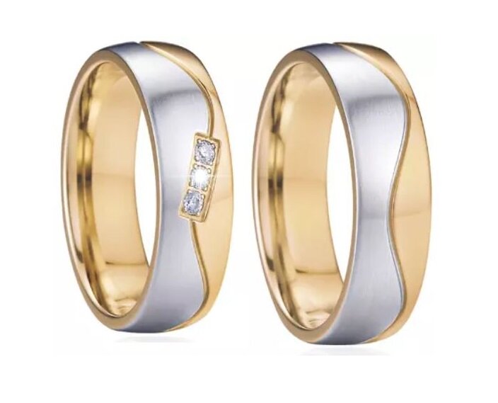 Trouwringen model AD | Stel uw eigen set samen