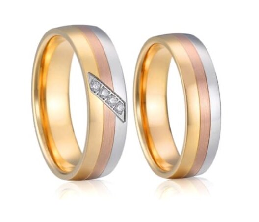 Trouwringen model AQ | Stel uw eigen set samen