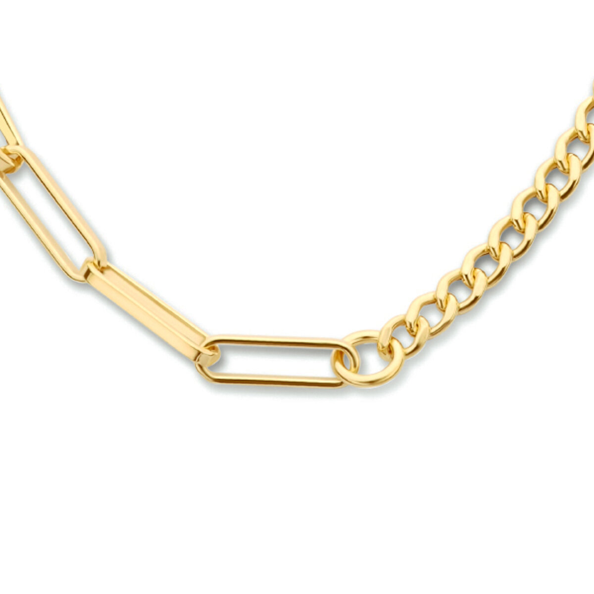 Halsketting gold plated model 8E