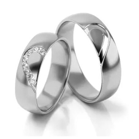 Trouwringen model CA | Stel uw eigen set samen