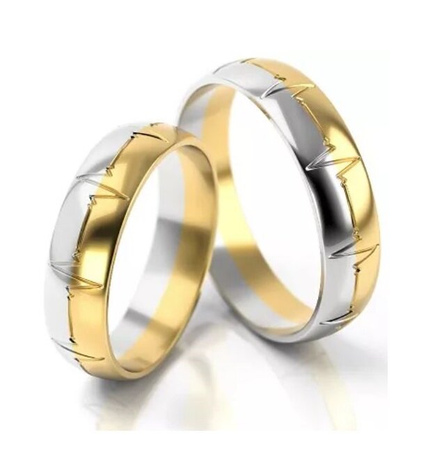 Trouwringen model CF | Stel uw eigen set samen