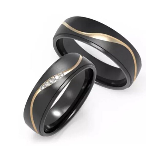 Trouwringen model CH | Stel uw eigen set samen