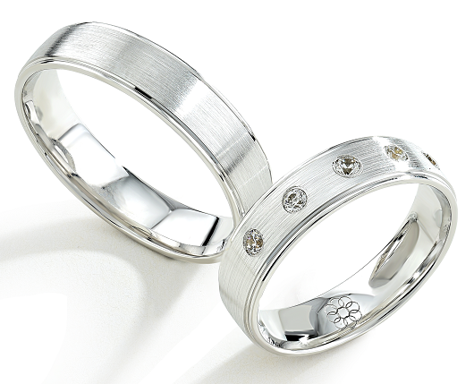 Trouwringen Zilver model 9087 | Stel uw eigen set samen