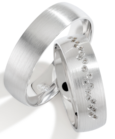 Trouwringen Zilver model 90079 | Stel uw eigen set samen