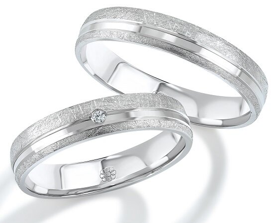 Trouwringen Zilver model 5338 | Stel uw eigen set samen