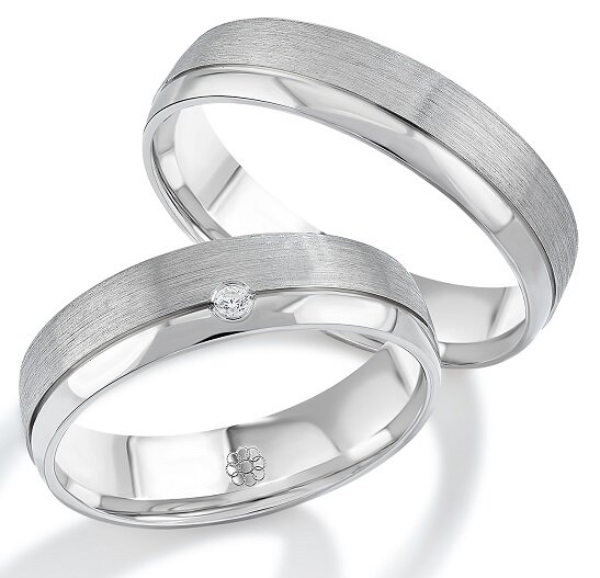 Trouwringen Zilver model 8079 | Stel uw eigen set samen