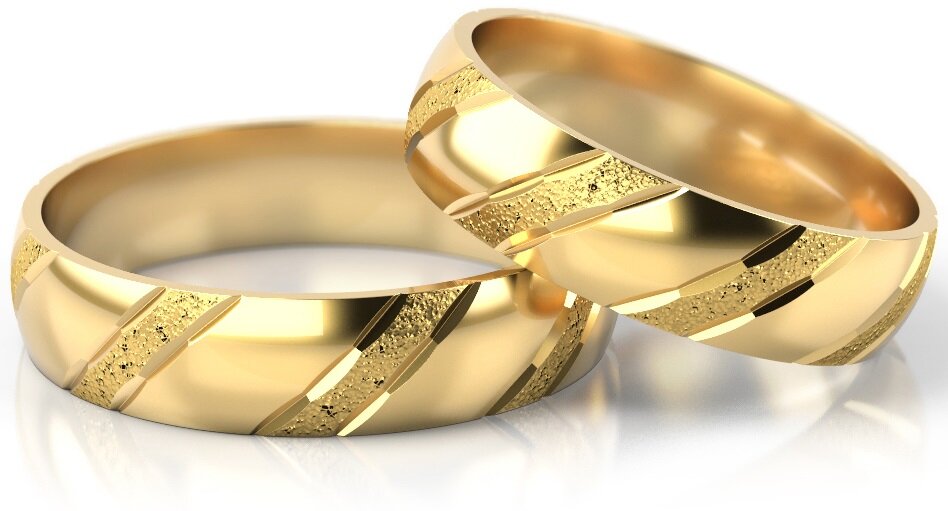Trouwringen Goud model 5215 | Geelgoud