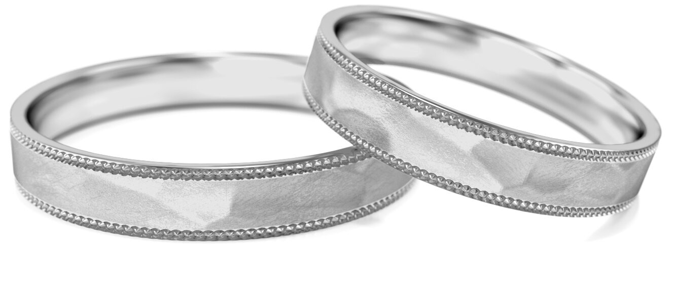 Trouwringen Goud model 23361 | Witgoud