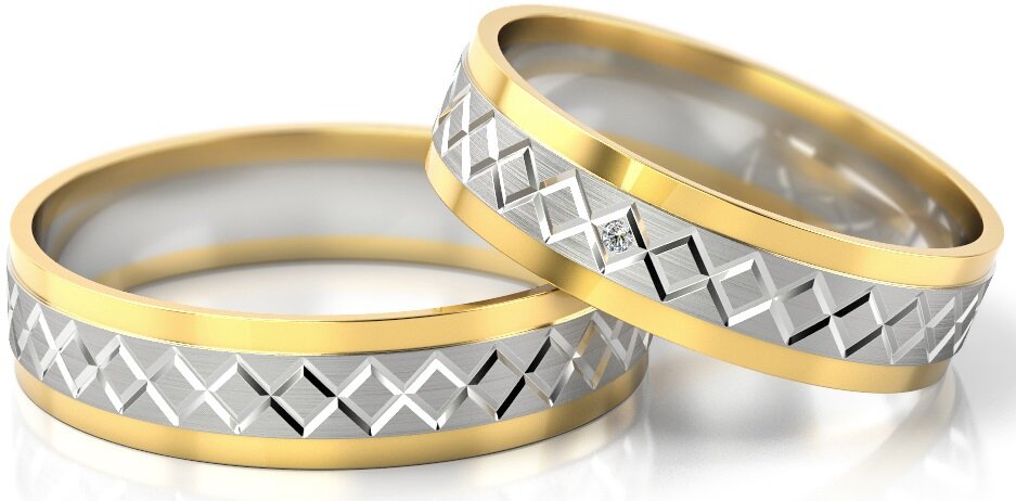 Trouwringen Goud model 12287 | Stel uw eigen set samen