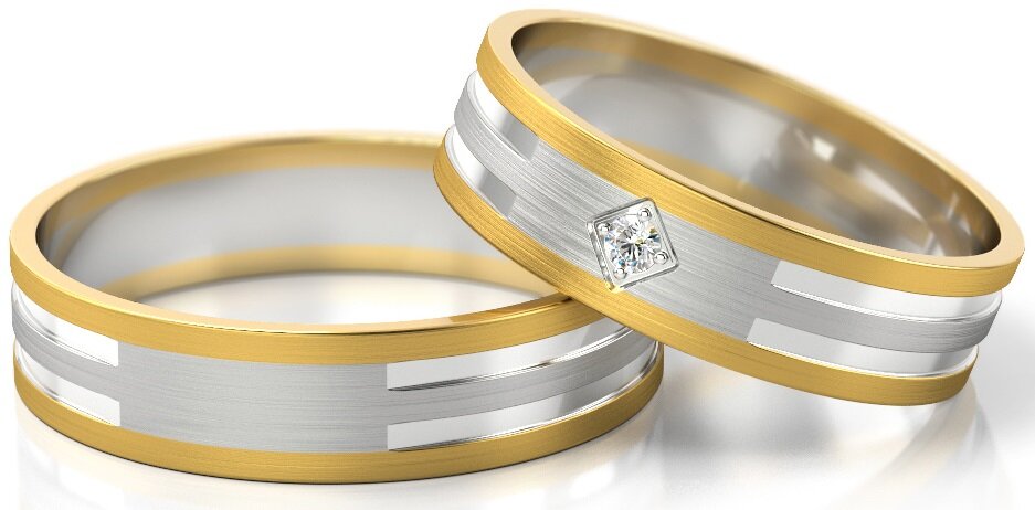 Trouwringen Goud model 12331 | Stel uw eigen set samen