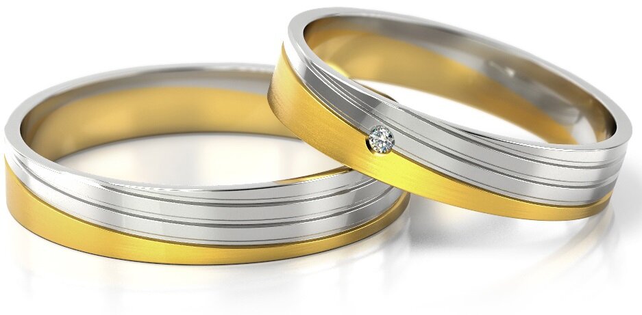 Trouwringen Goud model 12995 | Stel uw eigen set samen