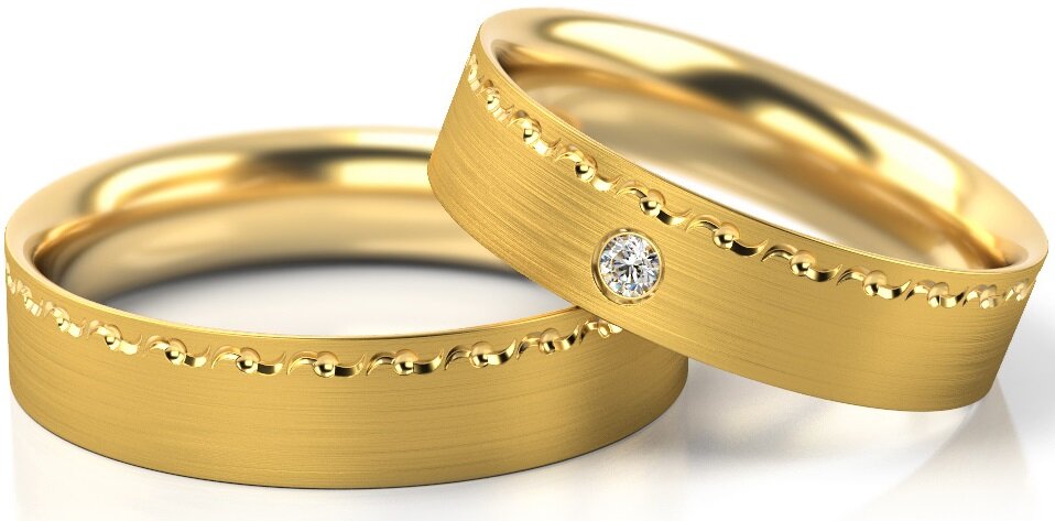 Trouwringen Goud model 52724 | Stel uw eigen set samen